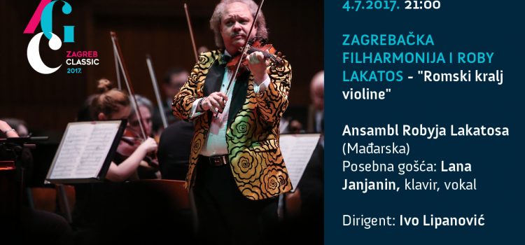 Kralj violine Roby Lakatos i Zagrebačka filharmonija večeras uživo na festivalu Zagreb Classic