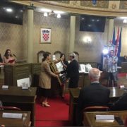 Prvo darivanje krvi učenika zagrebačkih srednjih škola; SVEČANO u Gradskoj skupštini