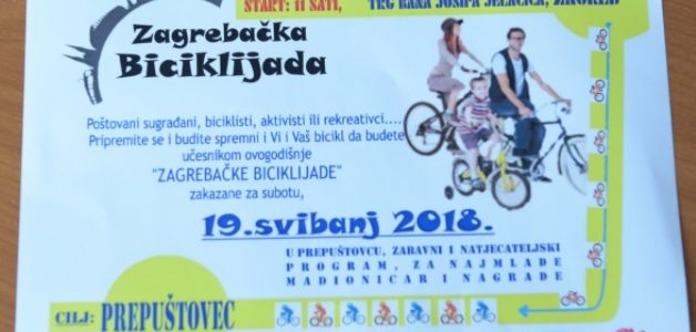 Tradicionalna ZAGREBAČKA BICIKLIJADA kreće u subotu u 11 sati s Trga bana Jelačića