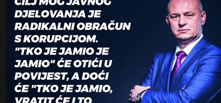 Ma kakav Glavašević?! Smisao Kolakušićeva ulaska u politiku bit će ISTREBLJENJE KORUPCIJE iz sudstva i politike
