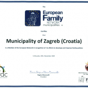 TEMELJ RAZVOJA: Zagreb u Bruxellesu dobio priznanje kao Grad PRIJATELJ VELIKIH OBITELJI