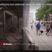 U strogom centru Zagreba urušio se dio zgrade, vlasnik je zid sanirao u 2 sata ujutro?!