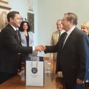 Dr. Andrija Mikulić kod rektora Borasa o početku Europskih sveučilišnih igara