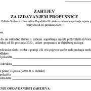 Evo gdje i kako građani Zagreba mogu zatražiti propusnice, bez kojih od 23. ne mogu napustiti Zagreb i Županiju