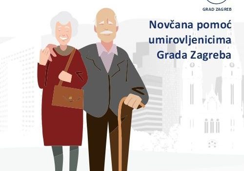 Započela isplata novčane pomoći Grada Zagreba umirovljenicima s manje od 1700 kuna prihoda